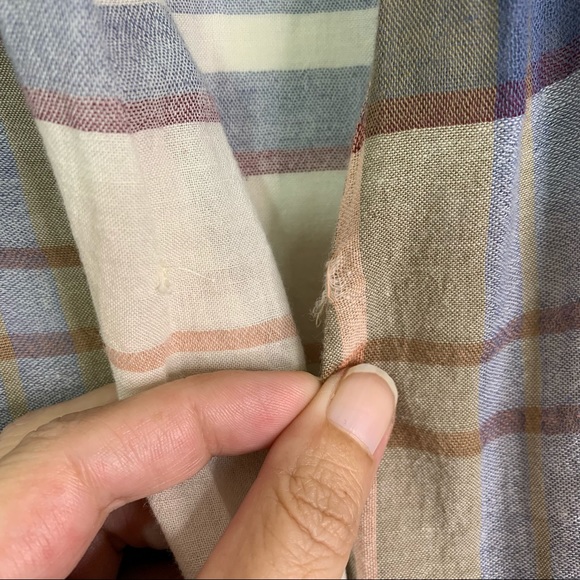 Zara Woman Plaid Crossover Top - Picture 9 of 10